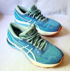 Asics Gel Nimbus 21 Women’s Size 9 Fits Men 7.5 Blue Coast/Skylight 1012A156